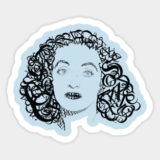 Miss Bette Davis Sticker